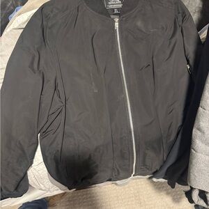 Black Bomber Jacket